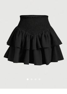 Tiered Ruffle Mini Skirt