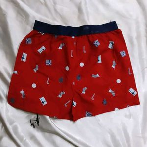 Fun Red Patterned Boxers