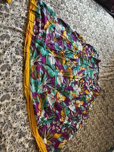 Floral Print Skirt