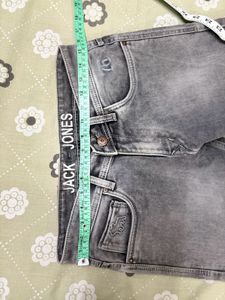 Men's Jack Jones Grey Denim Jeans