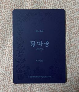Jimin BTS Official Dalmajung PhotoCard