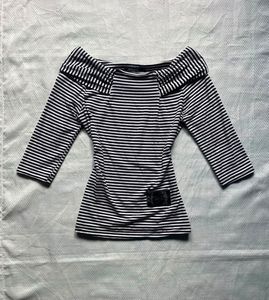 Striped Boat Neck Top