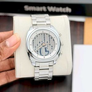 Fossil Stylish Green Dial Smartwatch