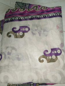 Vibrant Printed Saree