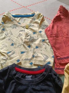 Bundle of 4 Boys Long Sleeve T-Shirts