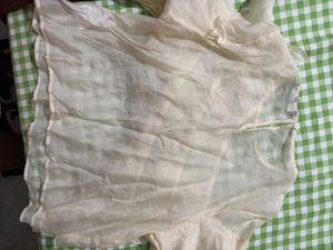 Chic Ruffled Sheer Top