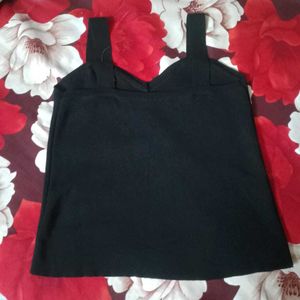 Black tank top