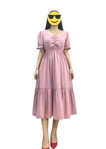 Puff Sleeve Pink Midi Dress💥PRICE DROPPED💥