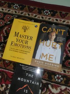 Can't Hurt Me / Master Your Emotions 3 Books Set