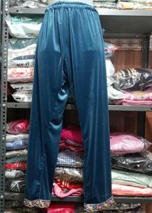 V Neck Embroidery Work Kurti Set