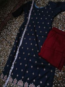 kurti pant set with dupatta