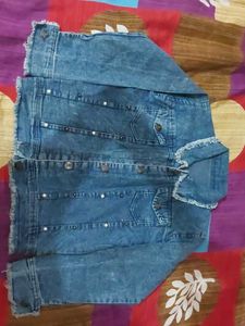 Denim Jacket with Studs