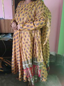 Designer Anarkali Kurta Set with Dupatta