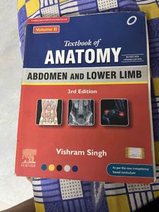 Anatomy Textbook Set Of 3 - Vishram Singh
