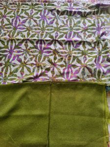 Green Floral Print Kurta Set