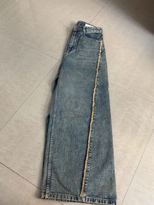 Wide Leg Jeans with Unique Side Detail