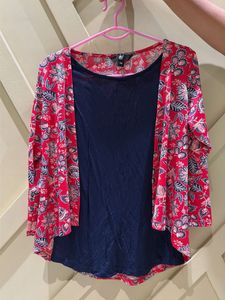Stylish Floral Print Top