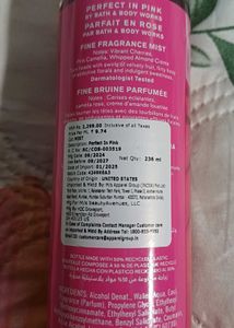 Bath &amp; Body Works Perfect in Pink Mist