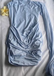 Elegant One-Shoulder Ruched Mini Dress