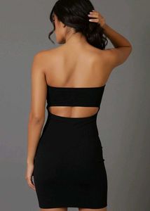 Strapless Cut-Out Bodycon Mini Dress