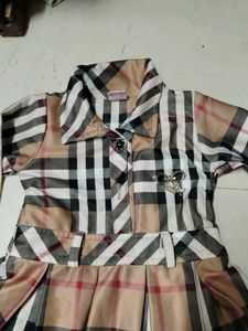 Checkered Dress for Girls