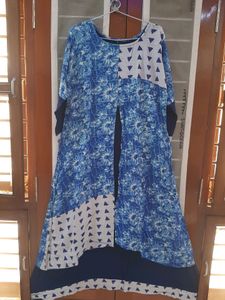 round floor length kurti