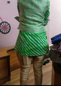 Set Of Kurta Pant N Jacket For Boys