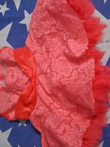 Pitch Colour Net Frok