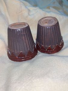 Decorative clay tea cups