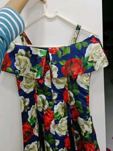 Floral Print Party Dress