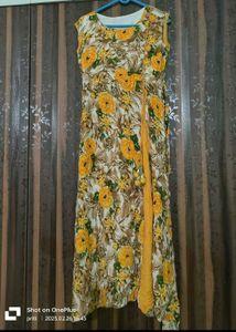 Floral Print Kurta