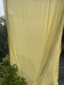 Beautiful Pale Yellow Saree