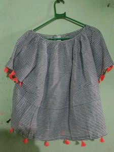 Baliza Ladies Top 100% Cotton Hand Made