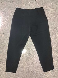 Black Formal Pants with Waist tie