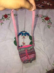 Boho Peacock Crossbody Bag handmade