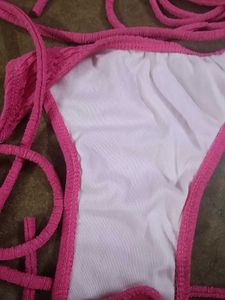 Crinkle Texture Bikini Set