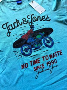 Jack &amp; Jones "No Time To Waste" Graphic T-Shirt
