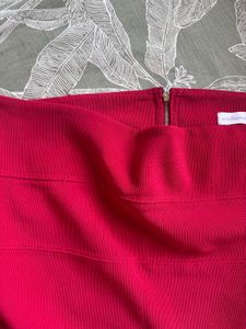 FLASH SALE@250 Red Bandage Style Mini Skirt