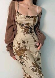 Floral Print Slip Dress