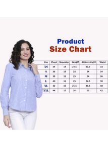 Striped Blue &amp; White Shirt Women