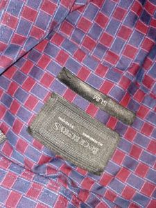 Vintage Patterned Button-Down Shirt