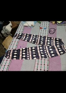 Cozy Snowflake Print winter sweater lower set