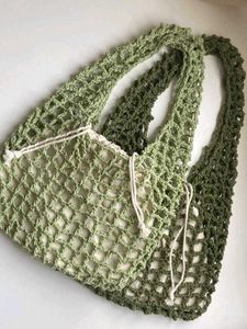 Chic Crochet Tote Bag