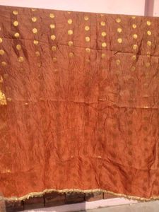 Combo Orange Dupatta with Dark Print