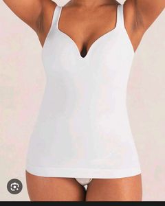 White Comfort Camisole Top with brief 👍