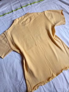Pure Cotton Ribbed Top