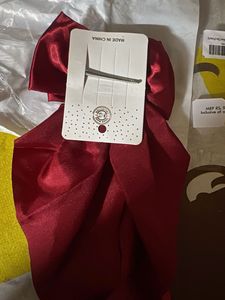 Satin Bow Hair Clips - Set of 3