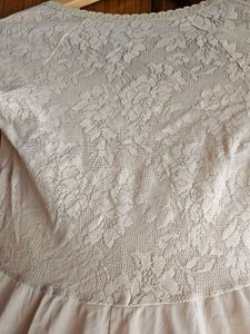 Vintage Lace Trim Slip Dress