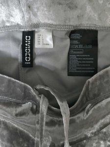 H&amp;M Velvet crop top &amp; pants