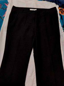Vince Black Wide-Leg Trousers